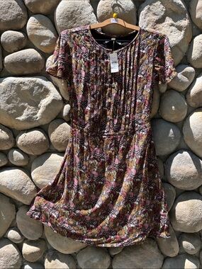 NWT LOFT Safari-Animal Print Dress